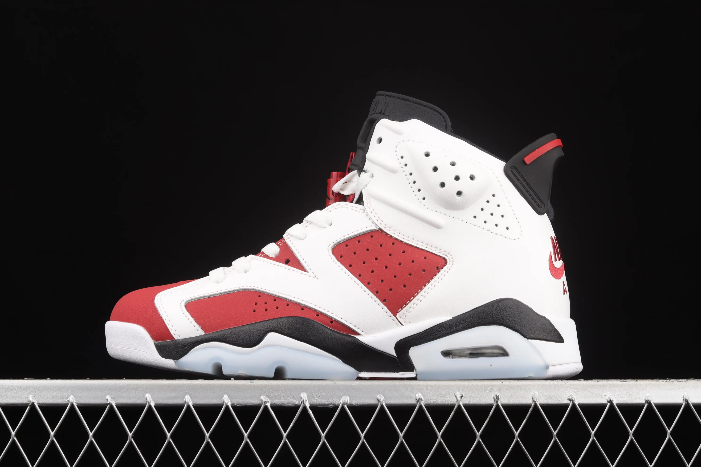 All categories Air Jordan Jordan series basketball shoes Air Jordan 6 G version Air Jordan "Carmine" AJ6 Joe 6 Rouge White and Red 2021 replica high-top basketball shoes CT8529-106